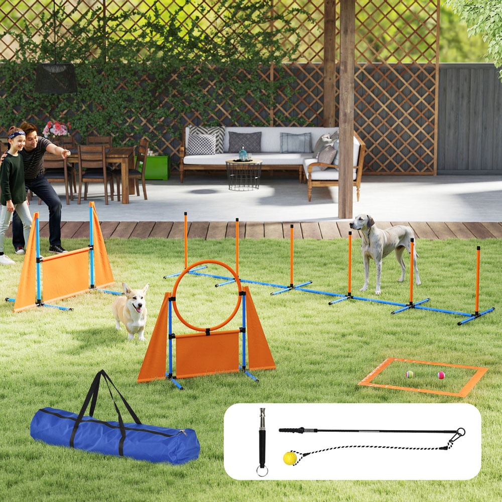 PawHut 7 Piece Dog Agility Set Image 2