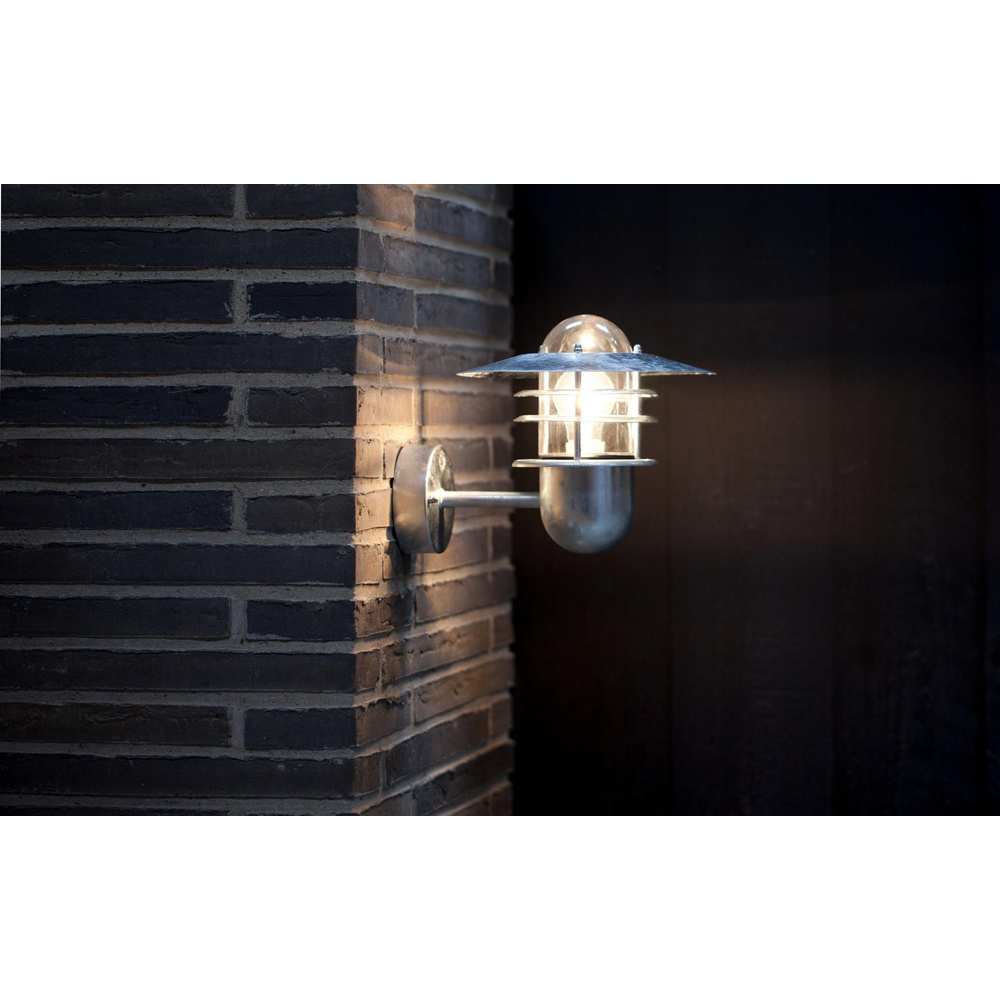 Nordlux Agger Galvanised Steel Outdoor Wall Light Image 4
