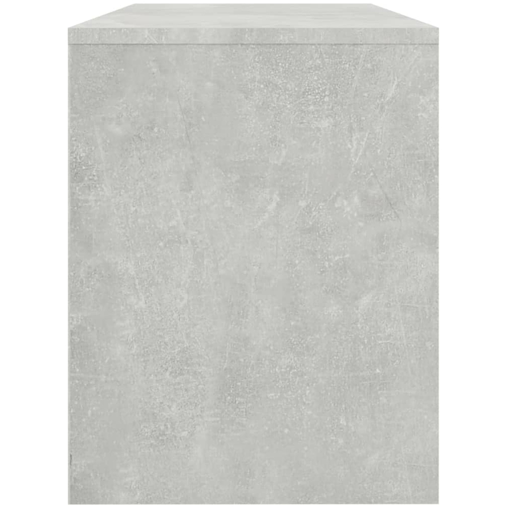 vidaXL Concrete Grey Wooden Dressing Stool Image 4
