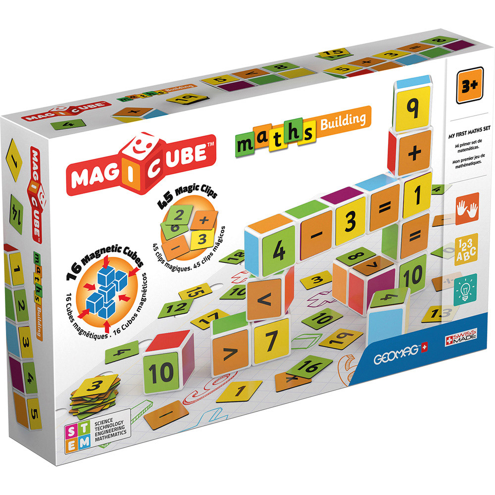Geomag Magicube Maths Building Set 16 Piece Image 1