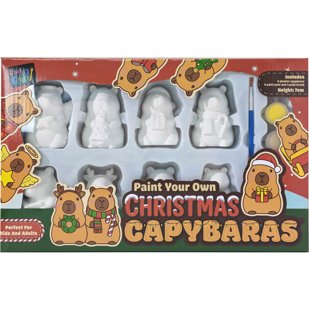 Paint Your Own Christmas Capybara Kit Image 1