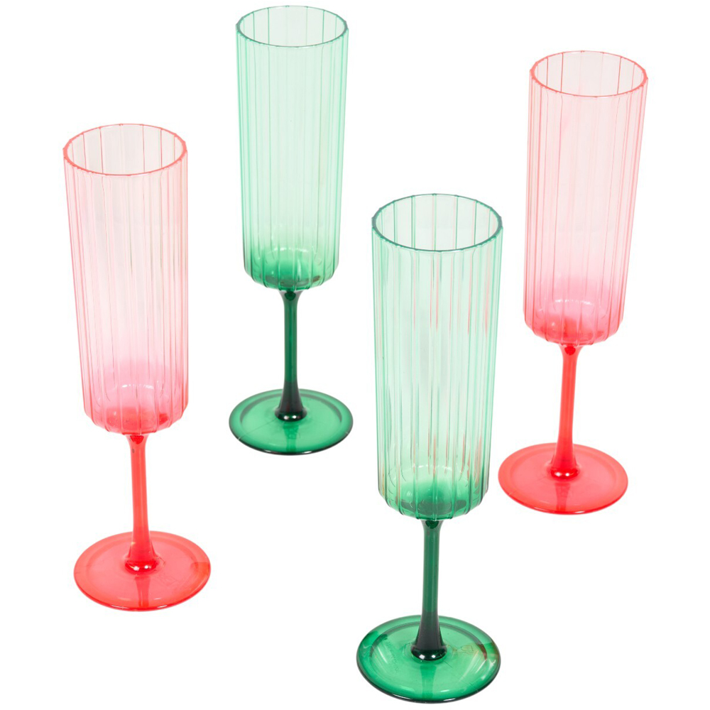 Pack of 4 Zest and Zing Ombre Flutes Image 5