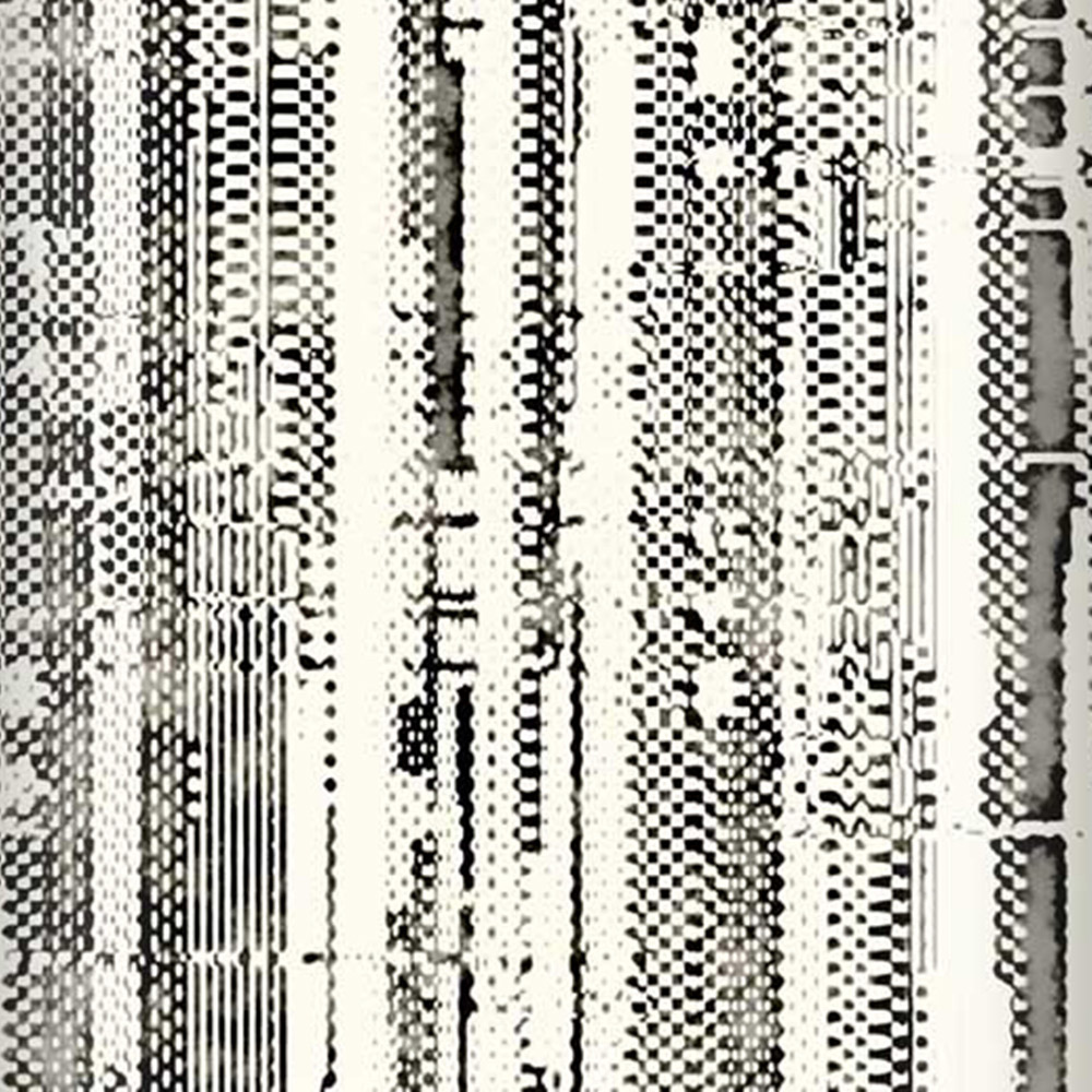 Warren Reed Designer Mini Cabin Washed Out Canvas Pattern Suitcase Image 3