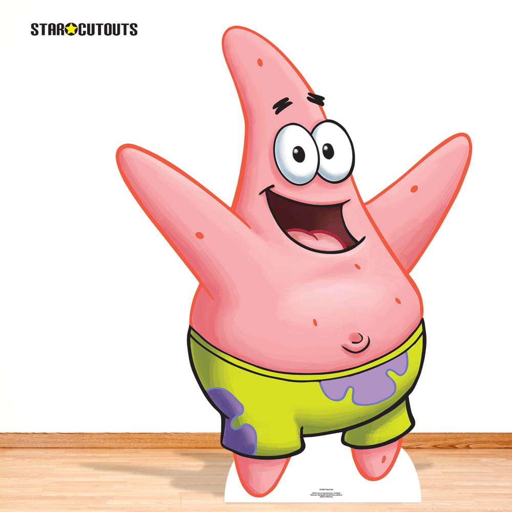 Star Cutouts Patrick Star Cardboard Cutout 4ft Image 2