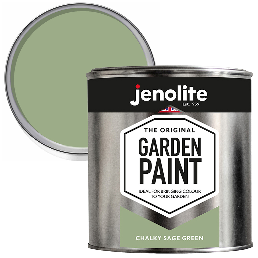 Jenolite Garden Paint Sage Green 1L Image 1