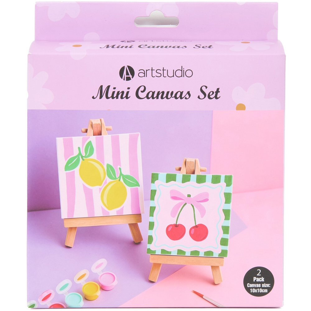 Mini Canvas Painting Set Image 1