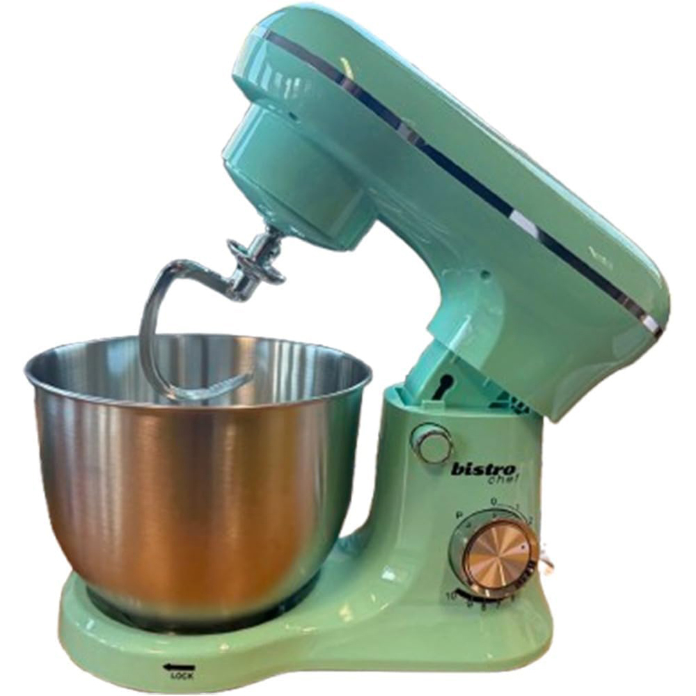 Bistro Green 5L Stand Mixer with Stainless Bowl and 3 Attachments 1500W Image 4