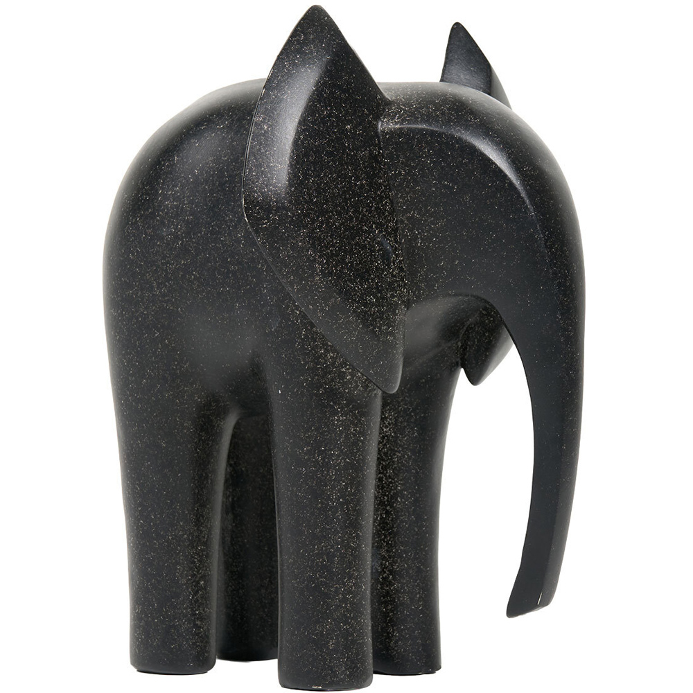 Elephant Ornament Black Image 2