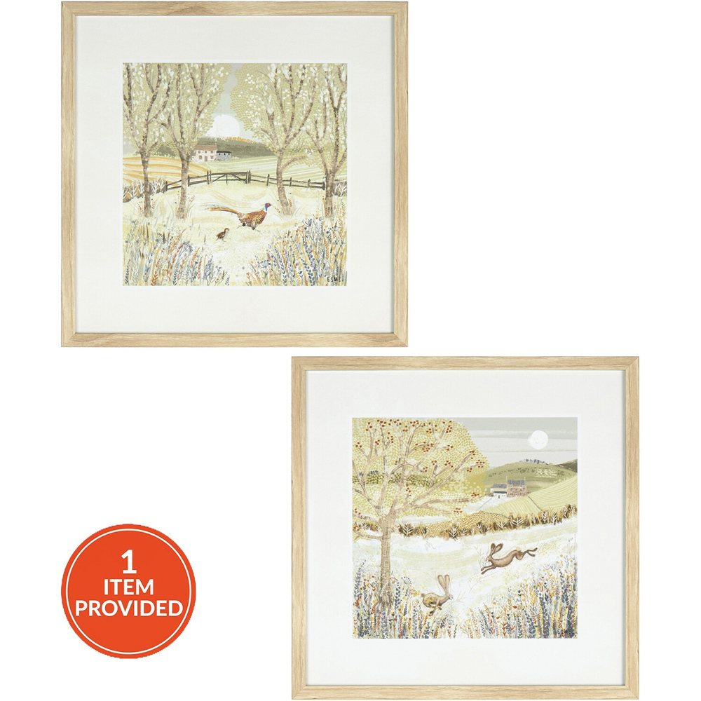 Woodland Tales Wooden Framed Art Image 1