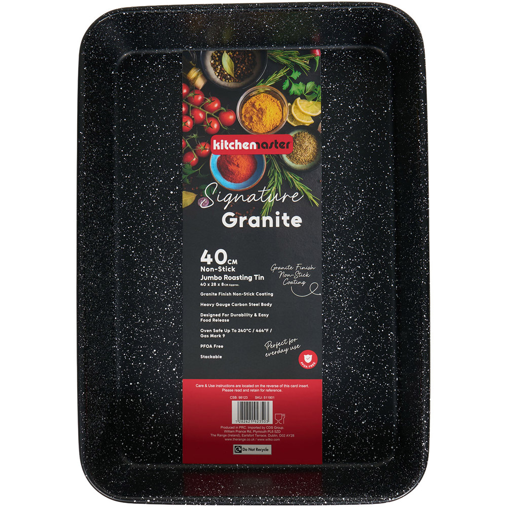 Kitchen Master Signature Granite Roasting Tin Black Jumbo Image 2