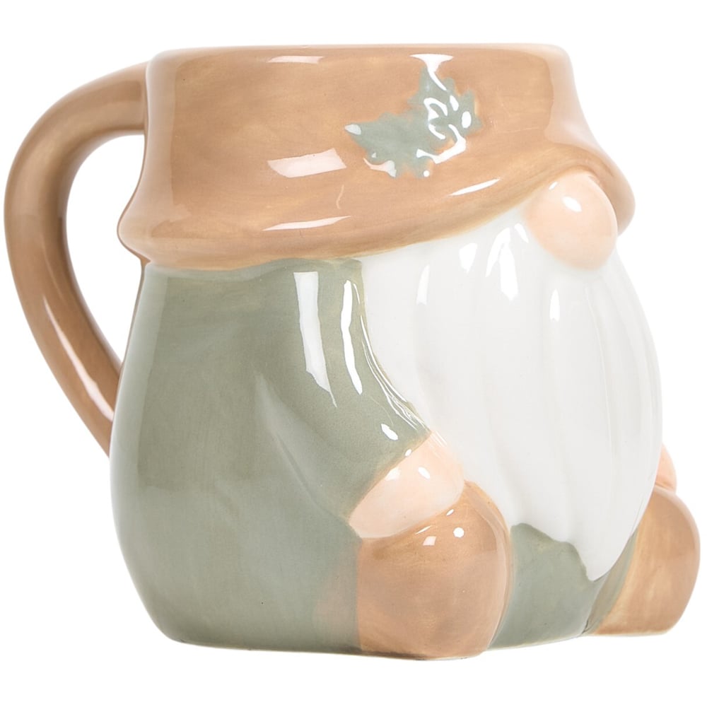 Festive Glazed Gonk Mug - Sage Image 3