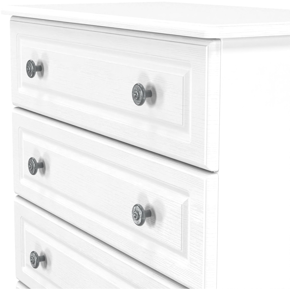 Crowndale Pembroke 4 Drawer Matt White Chest of Drawers Ready Assembled Image 5