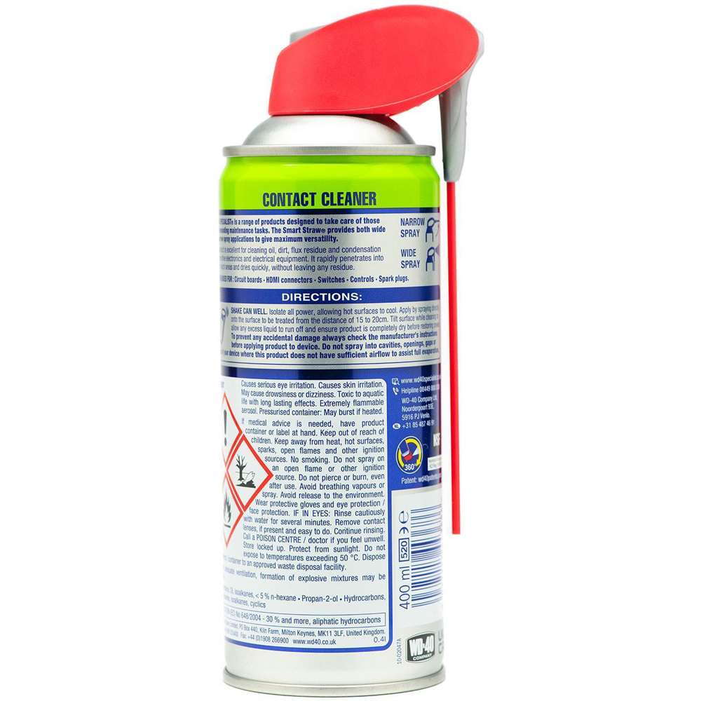 WD-40 Specialist Silicone Contact Cleaner Dry Lubricant Spray 400ml Bundle Image 5