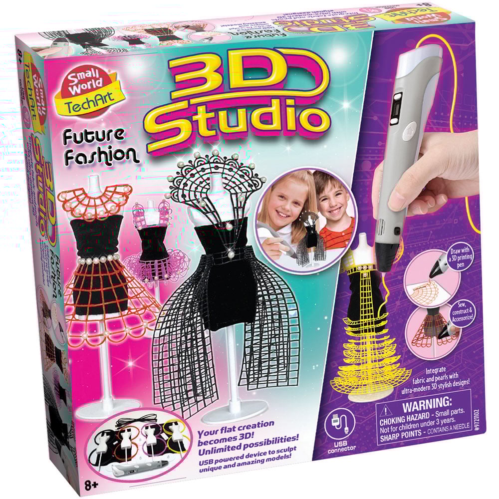 Small World Toys Make Your Own 3D Studio Future Fashion Kit Image 1