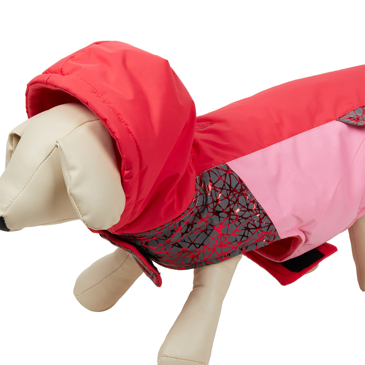 Maritime Dog Coat - Coral / Extra Large Image 4