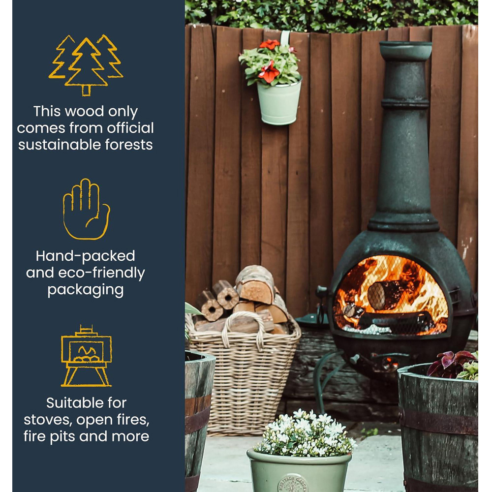 Ecoblaze Kiln Dried Oak Hardwood Firewood Logs 600L Image 4