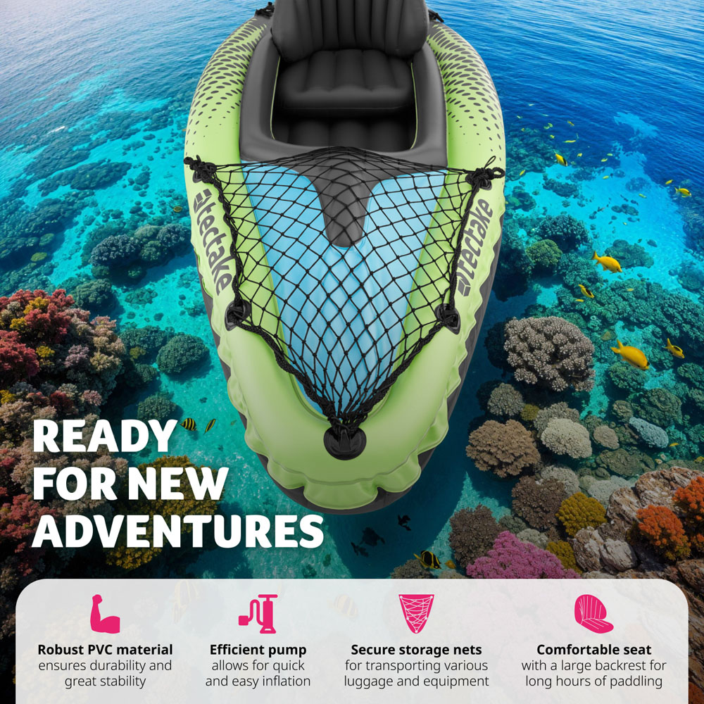 Kayak Liberty - single seater, inflatable, including paddle Image 3
