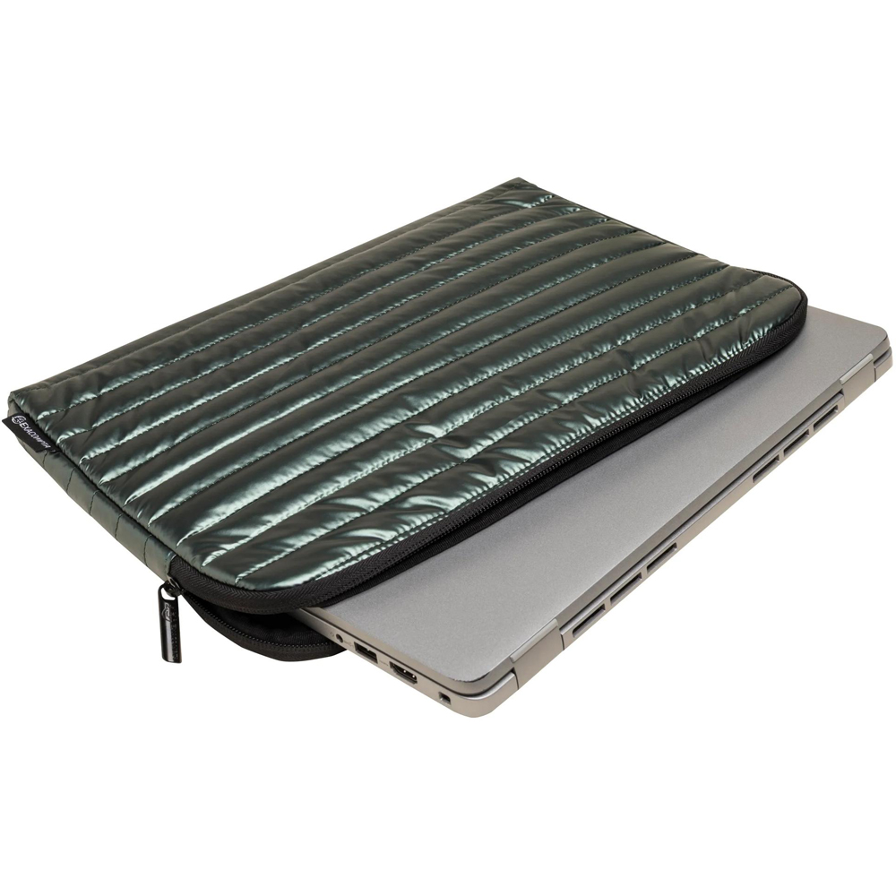 Exacompta Kaki 15.6 inch Puffy Laptop Sleeve Image 3