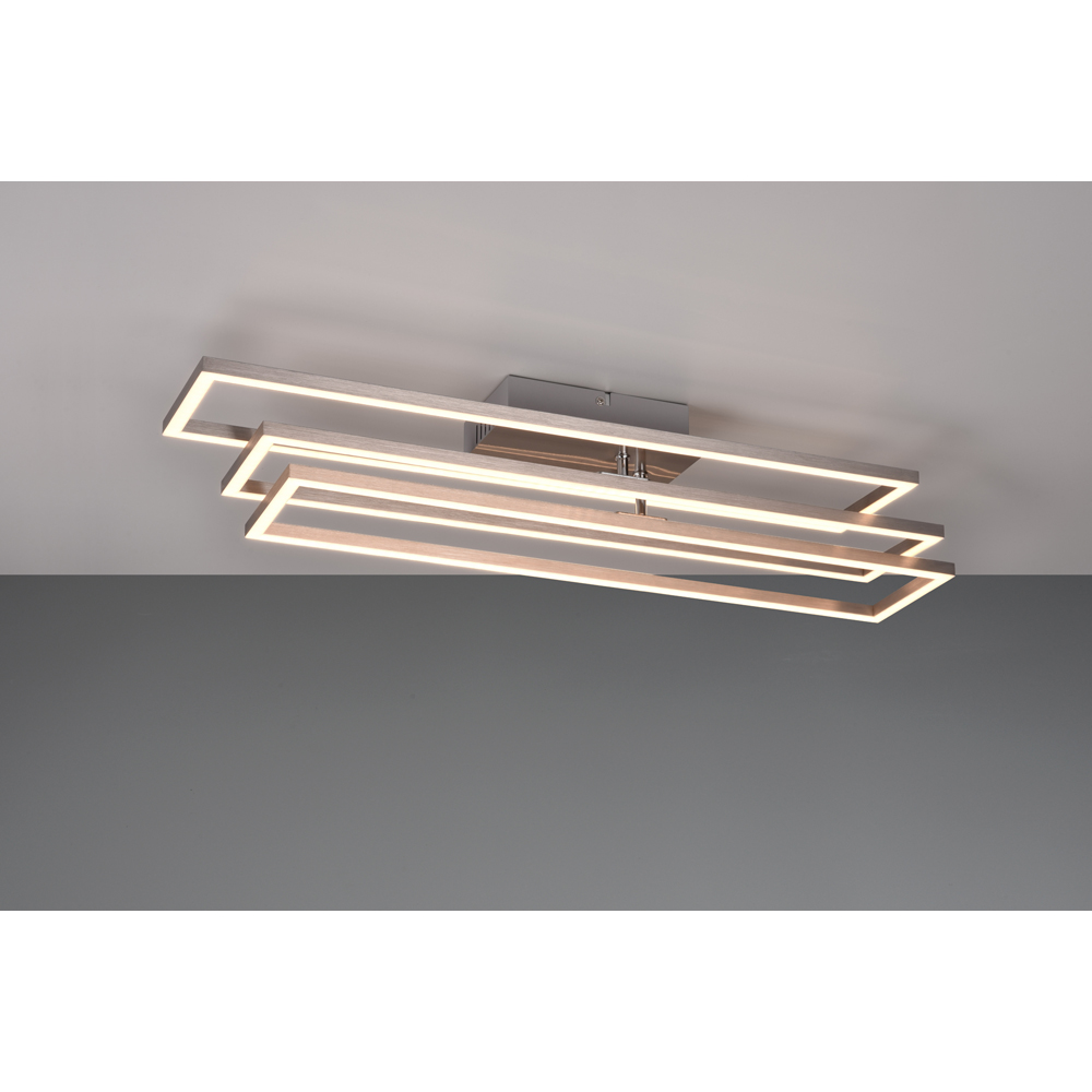 TRIO Corso Matt Nickel LED Ceiling Light Image 3