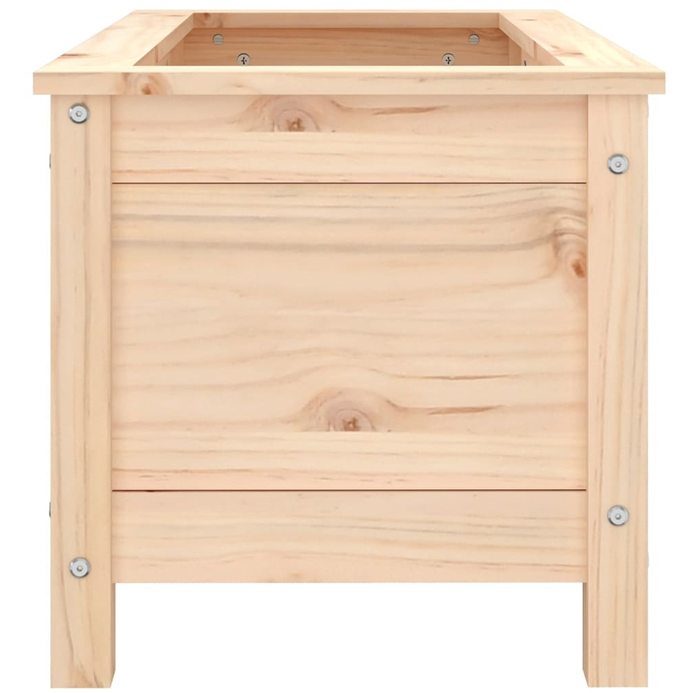 vidaXL Natural Pine Wood Garden Planter 39 x 40 x 82.5cm Image 5