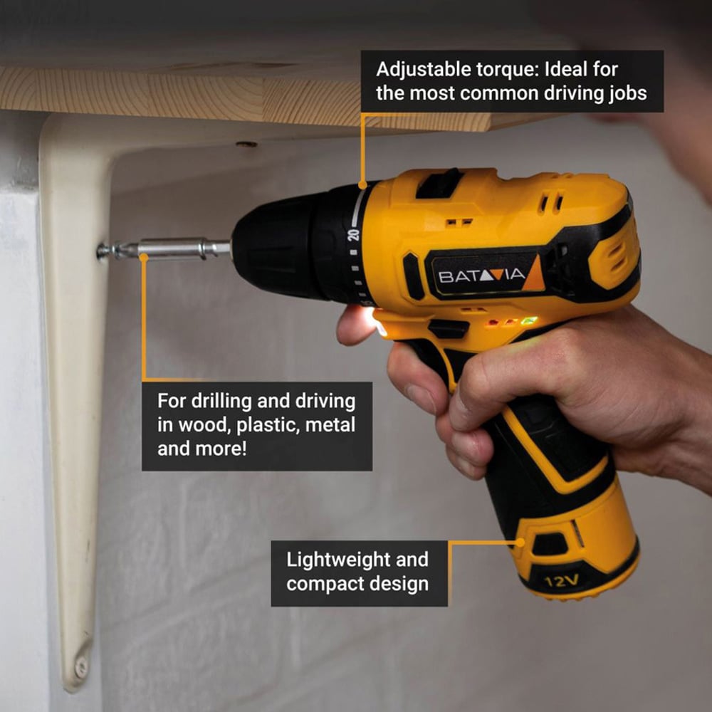 Batavia FIXXPACK 12V Drill Driver Bare Unit Image 2