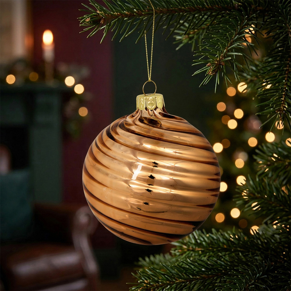Copper Swirl Bauble Image 5