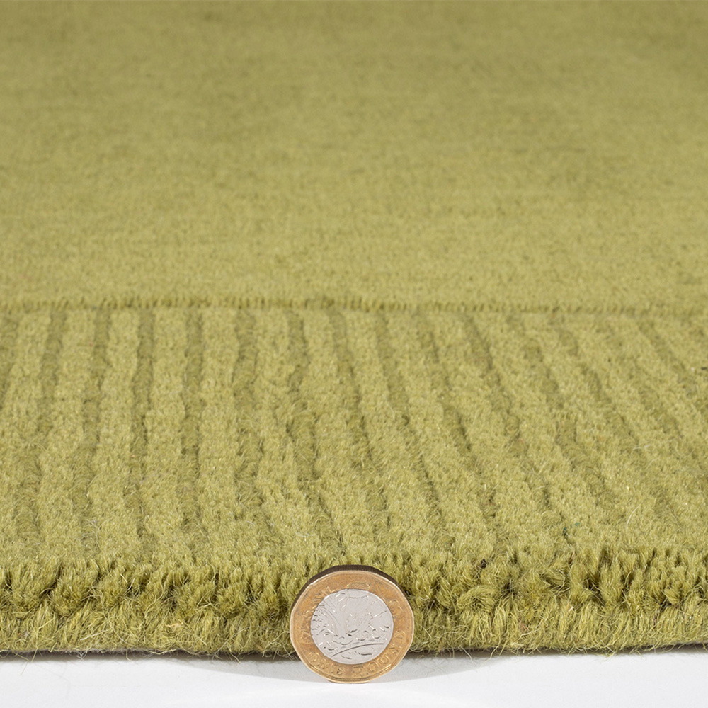 Esselle Home Esme Olive Wool Rug 80 x 150cm Image 5