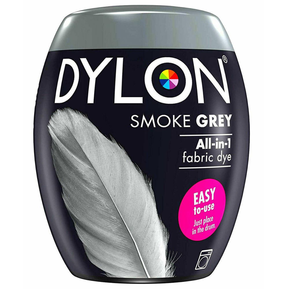 Dylon Smoke Grey Washing Machine Fabric Dye Pod 350g 3 Pack Image 2