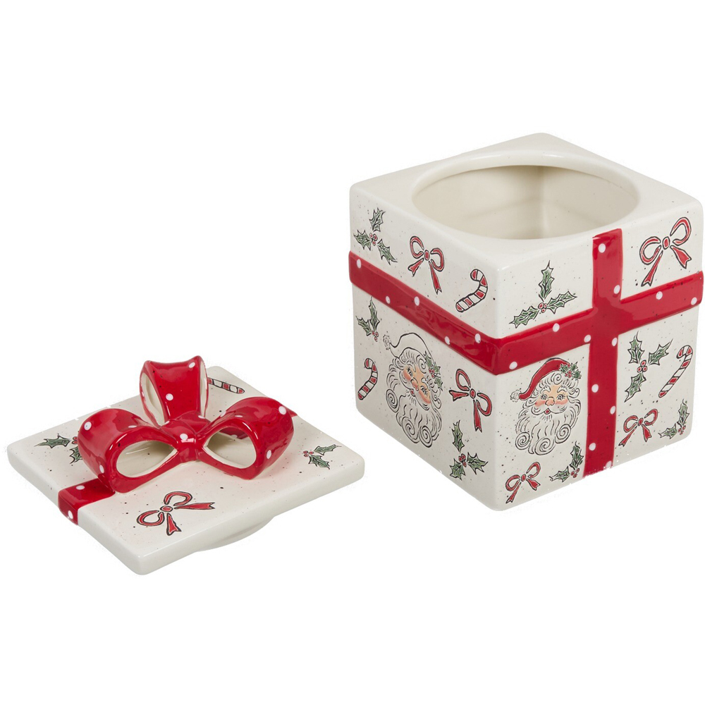 Jolly Santa Present Cookie Jar Image 6