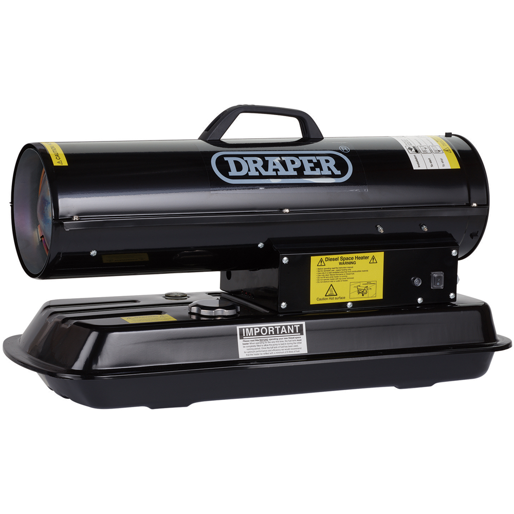 Draper Black Diesel and Kerosene Heater 15000W Image 3