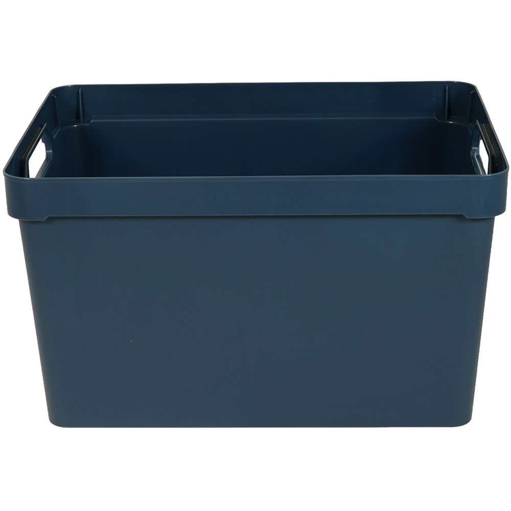 Matte Large Storage Box Navy Image 4