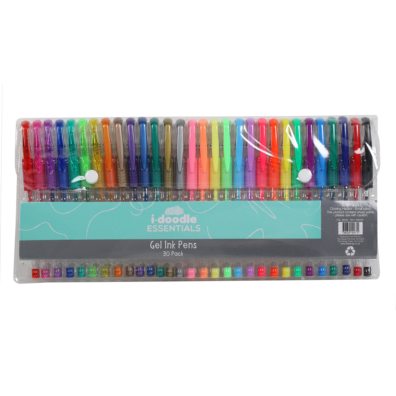idoodle Essentials Multi Colour Gel Pens 30 Pack Image