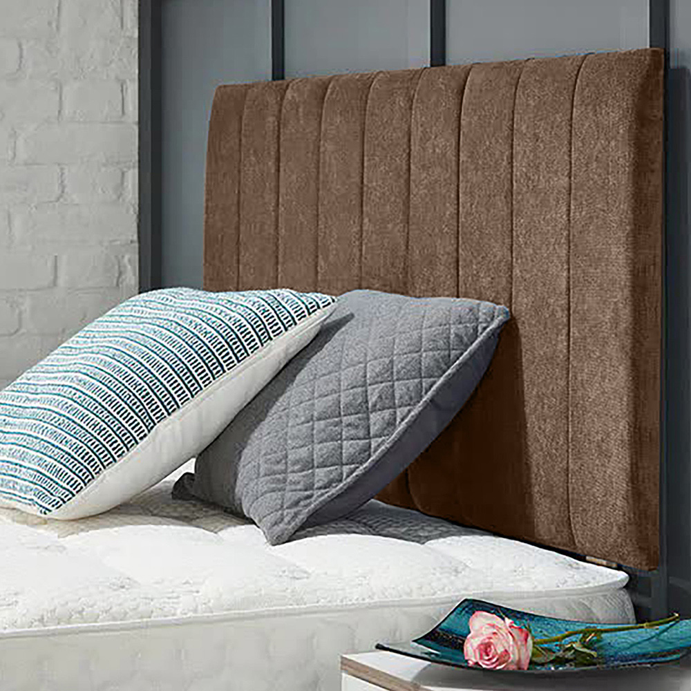 Eleganza Home Canter King Size Mink Naples Strutted Headboard Image 1