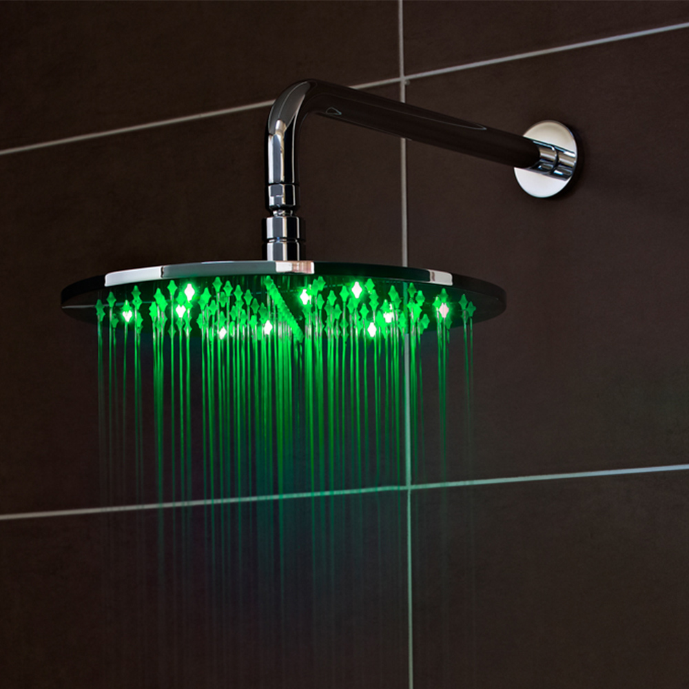 nuie Chrome Round LED Fixed Head Image 2