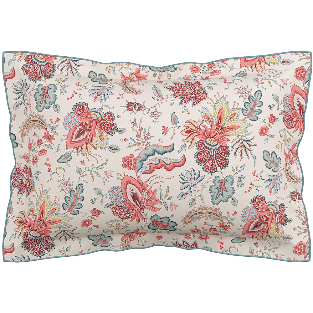 V&A Chintz Reverie Double Red and Teal Duvet Set Image 3