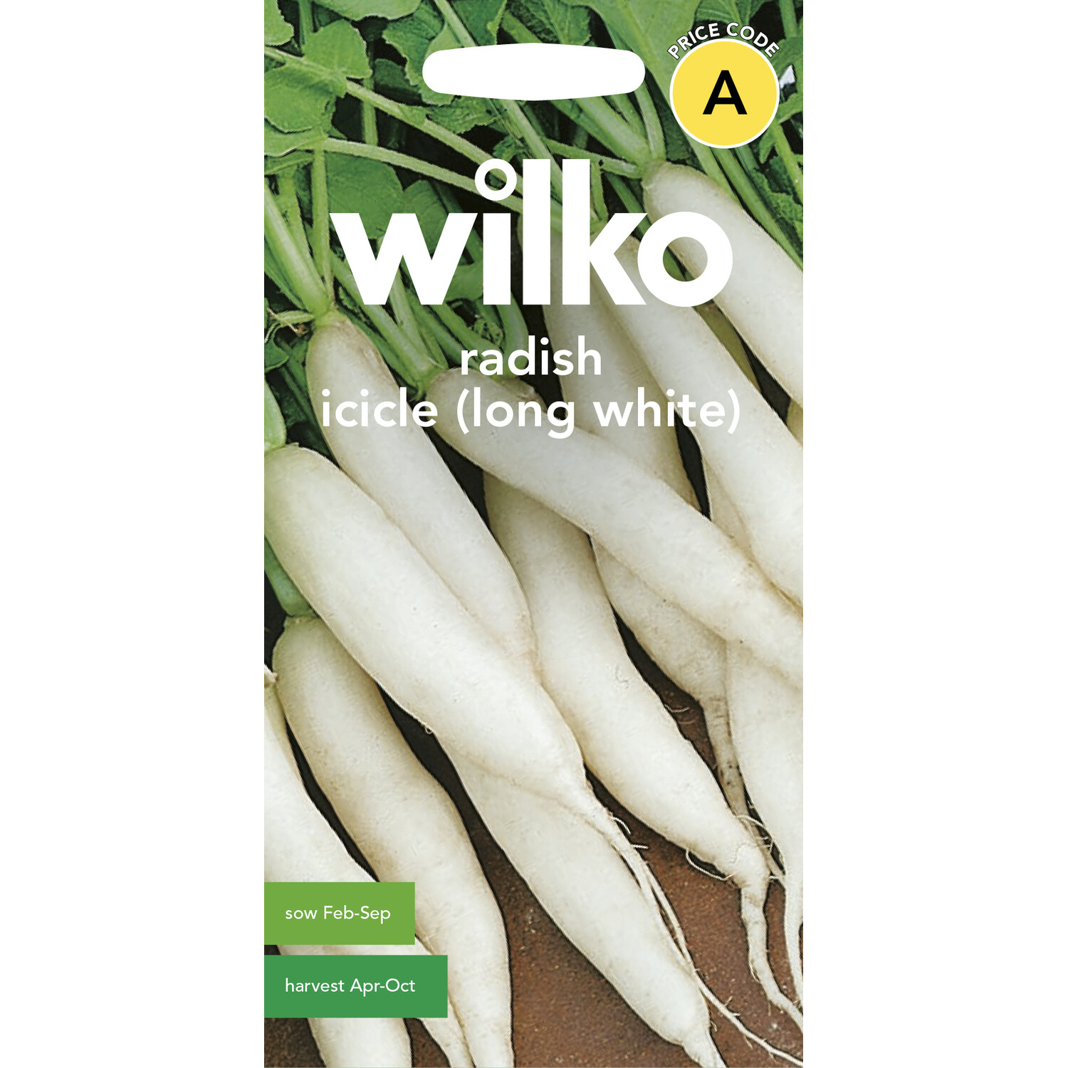 Wilko Radish Icicle Seeds Image 1