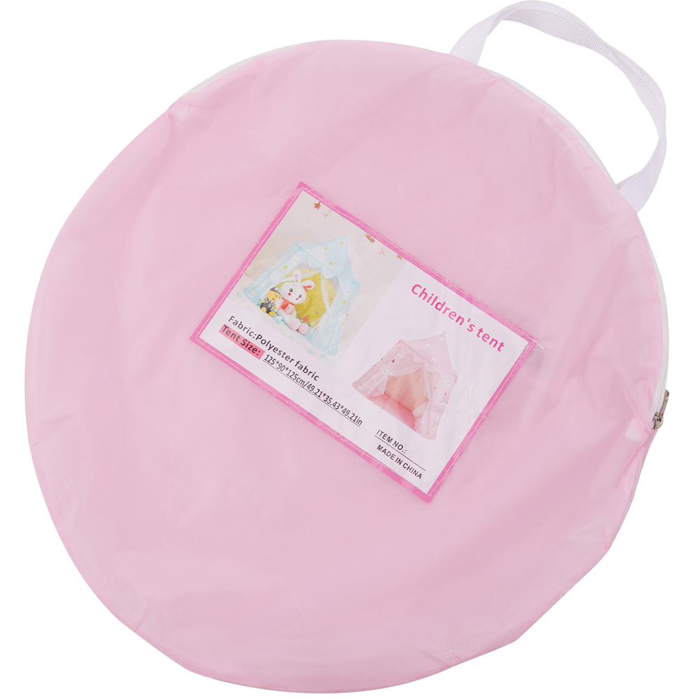 Tommy Toys Kids Pink Large Double Door Castle Play Tent Image 4
