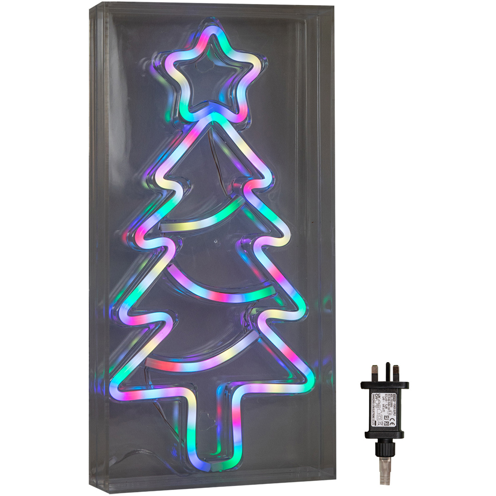 Samuel Alexander RGB LED Neon Flex Christmas Tree 30cm Image 2