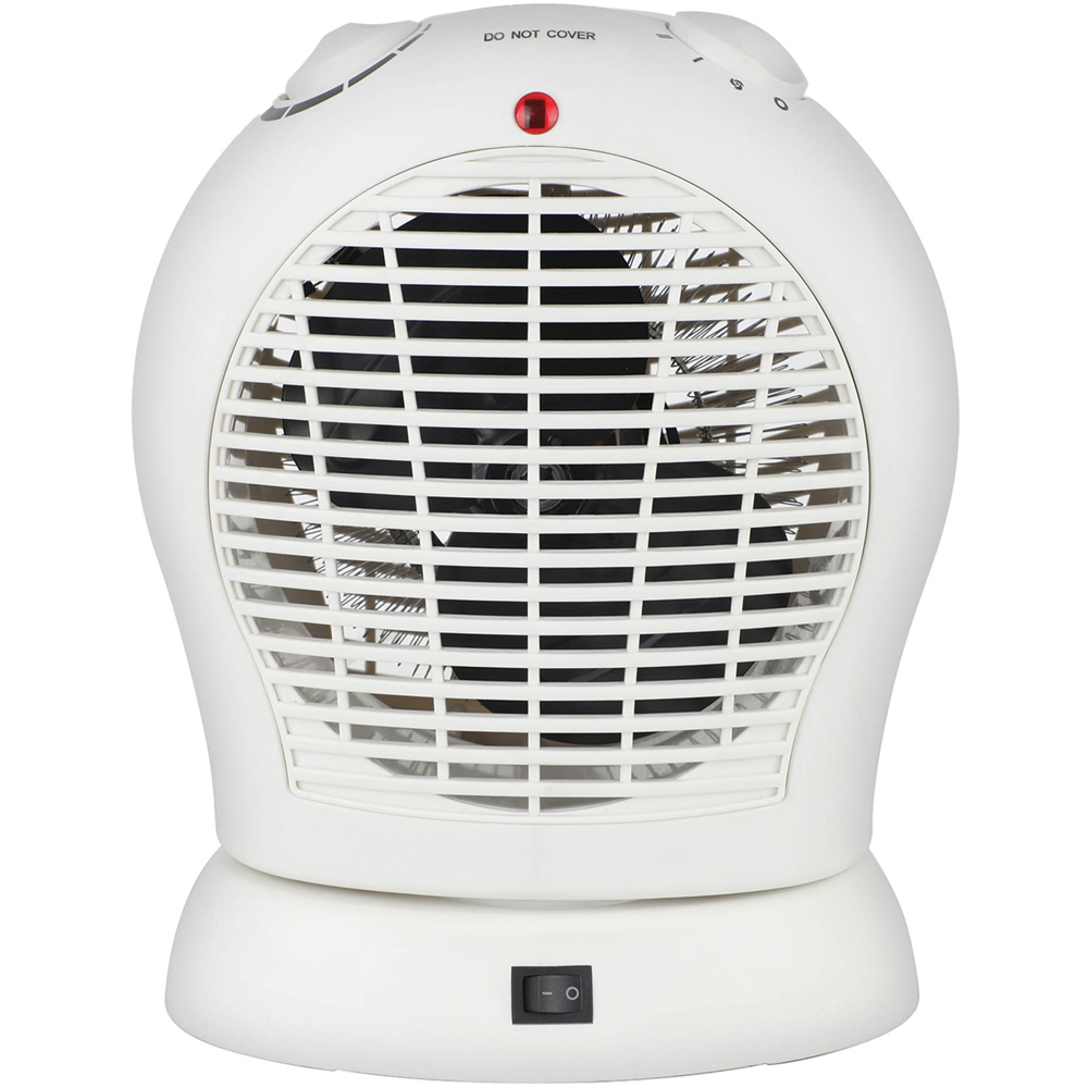 Igenix White Oscillating Fan Heater 2000W Image 4