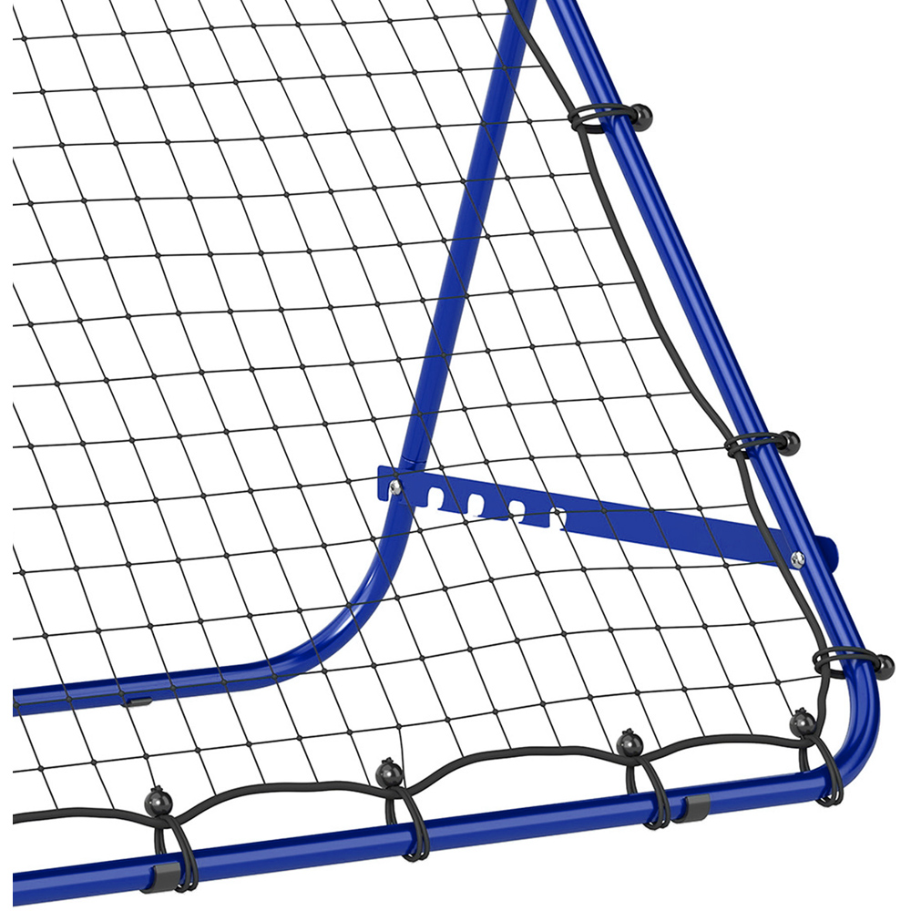 HOMCOM Adjustable Football Rebounder Net Training Aid Blue Image 7