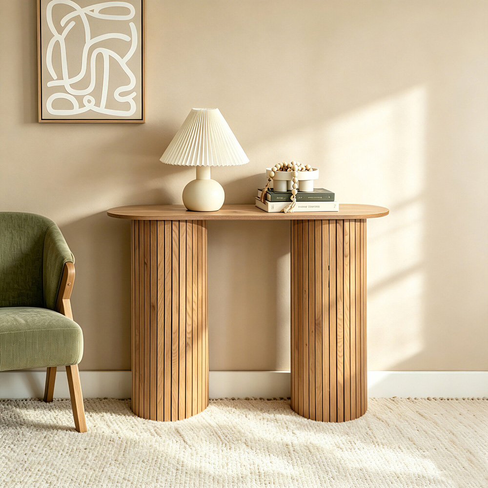 Ava Console Table Natural Image 7