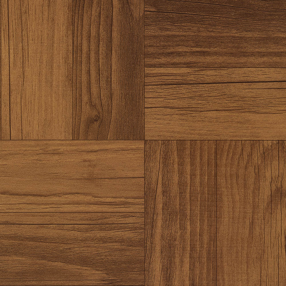 Living and Home Parquet Dark Brown Self-Adhesive PVC Flooring Tile 30 Pack Image 3