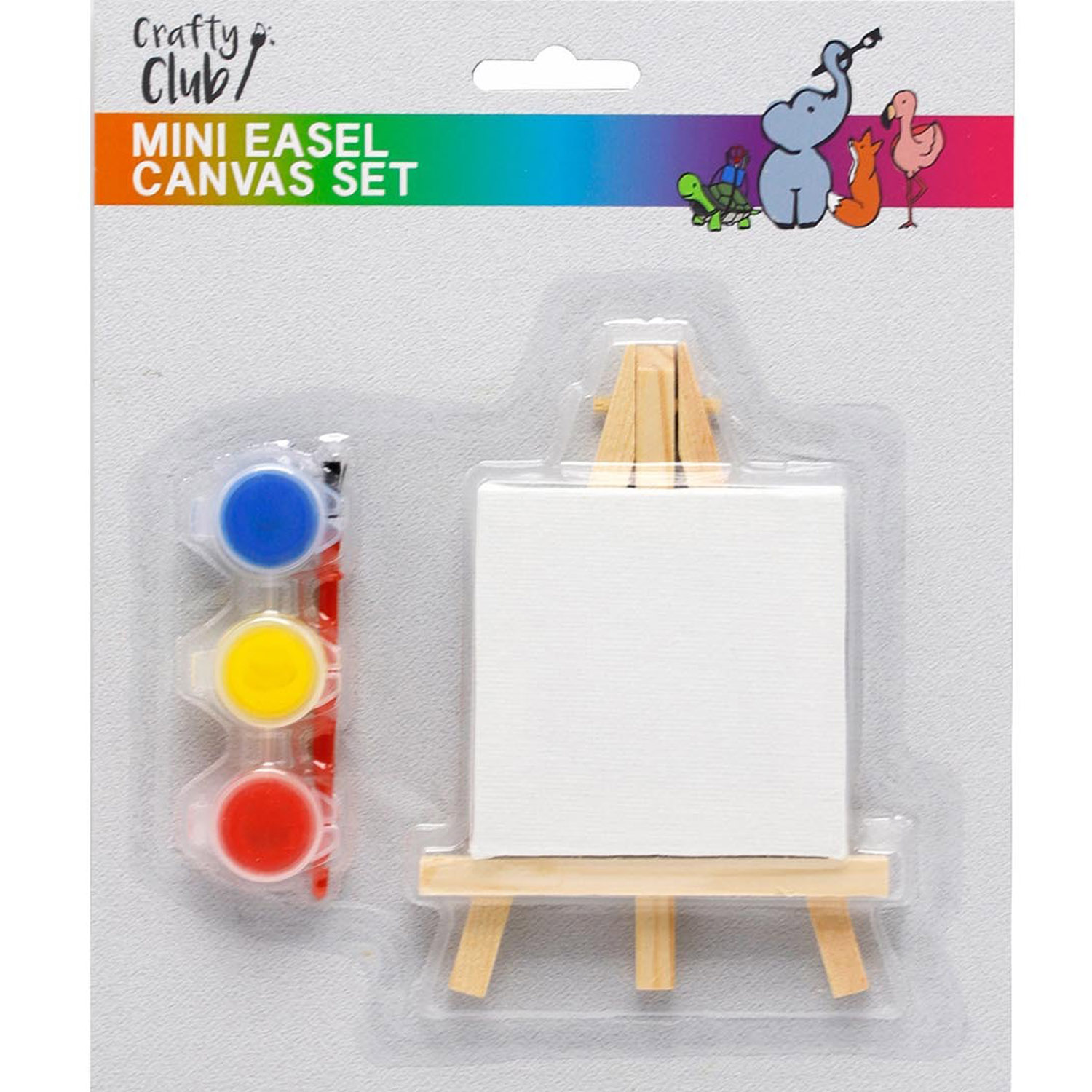 Crafty Club Mini Easel Canvas Set Image