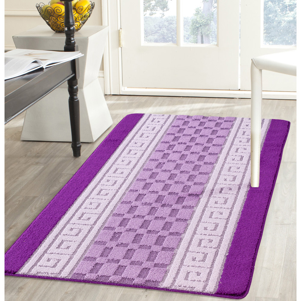 Smart Living Purple and Lilac Gel Back Non-Slip Mat 80 x 150cm Image 3