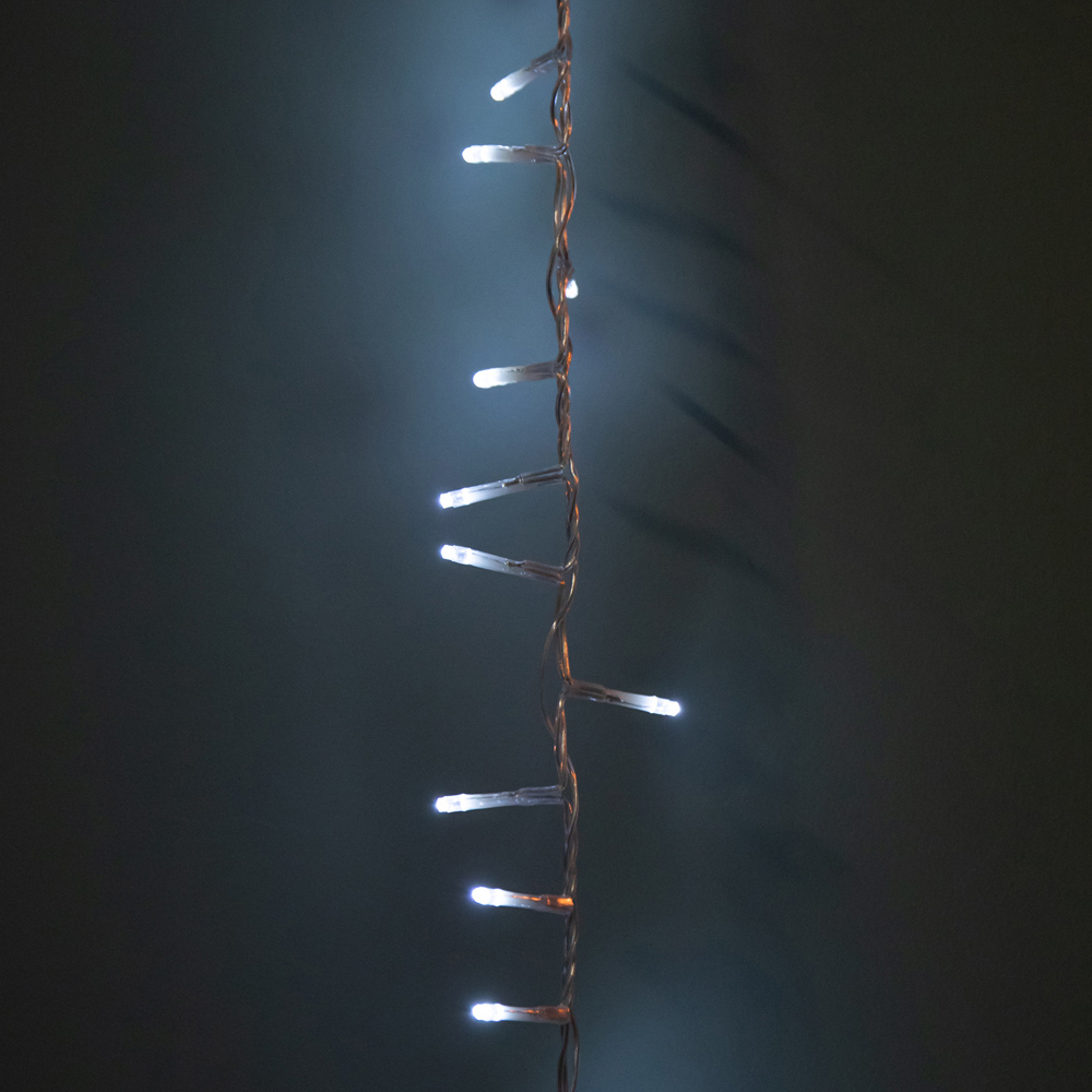 Samuel Alexander TreeBrights 2000 White LED Clear Cable Christmas String Lights with Timer 50m Image 6
