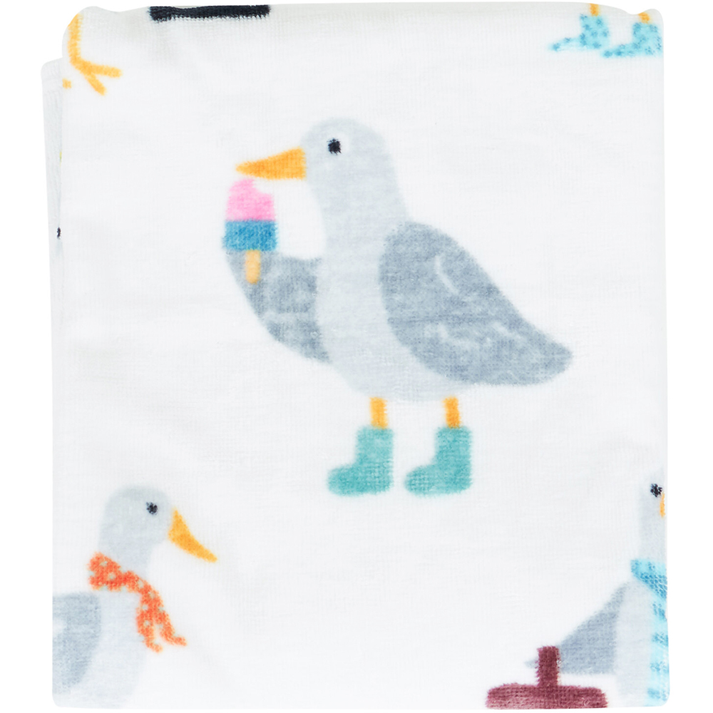 Seagull Hand Towel - White Image 2