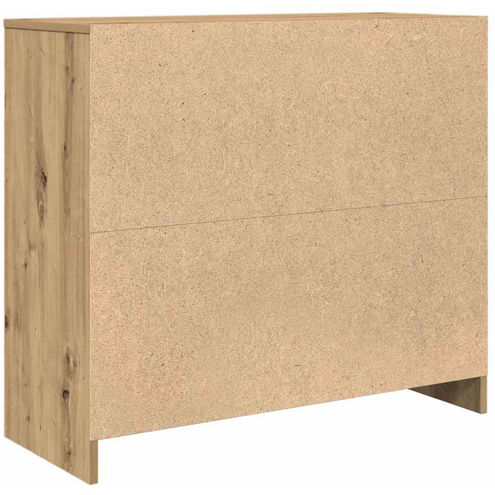 vidaXL 3 Door Artisan Oak Sideboard Image 5