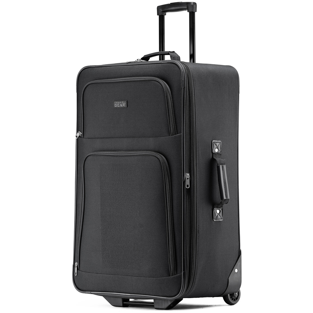 Soft Side Value Suitcase Black Large Image 2