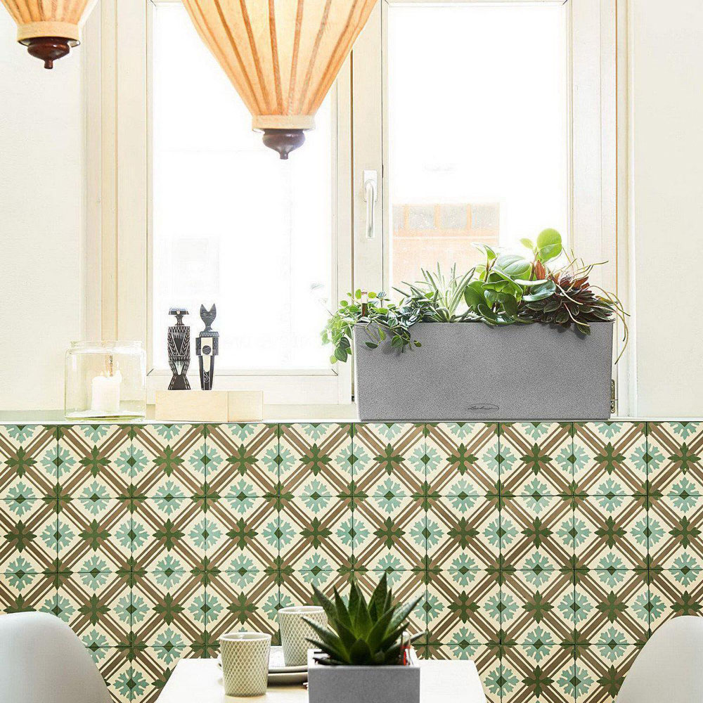 Lechuza Balconera Stone Grey Self Watering Window Box Planter 50cm 2 Pack Image 2