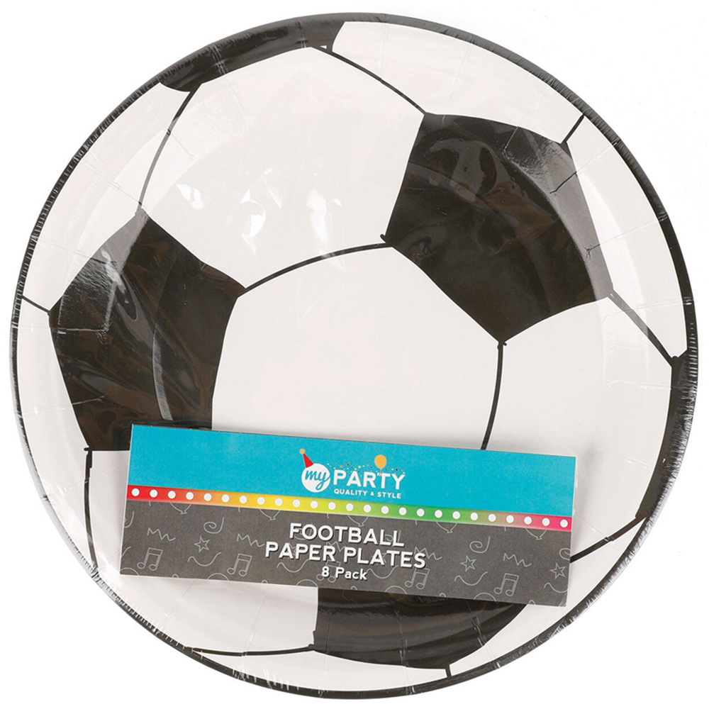 MY Football Paper Plate 8 Pack Image
